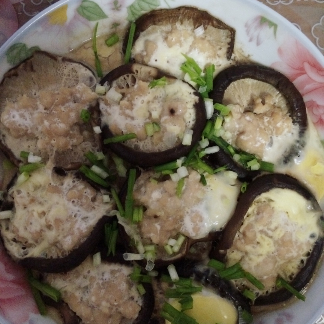 香菇肉末蒸鹌鹑蛋