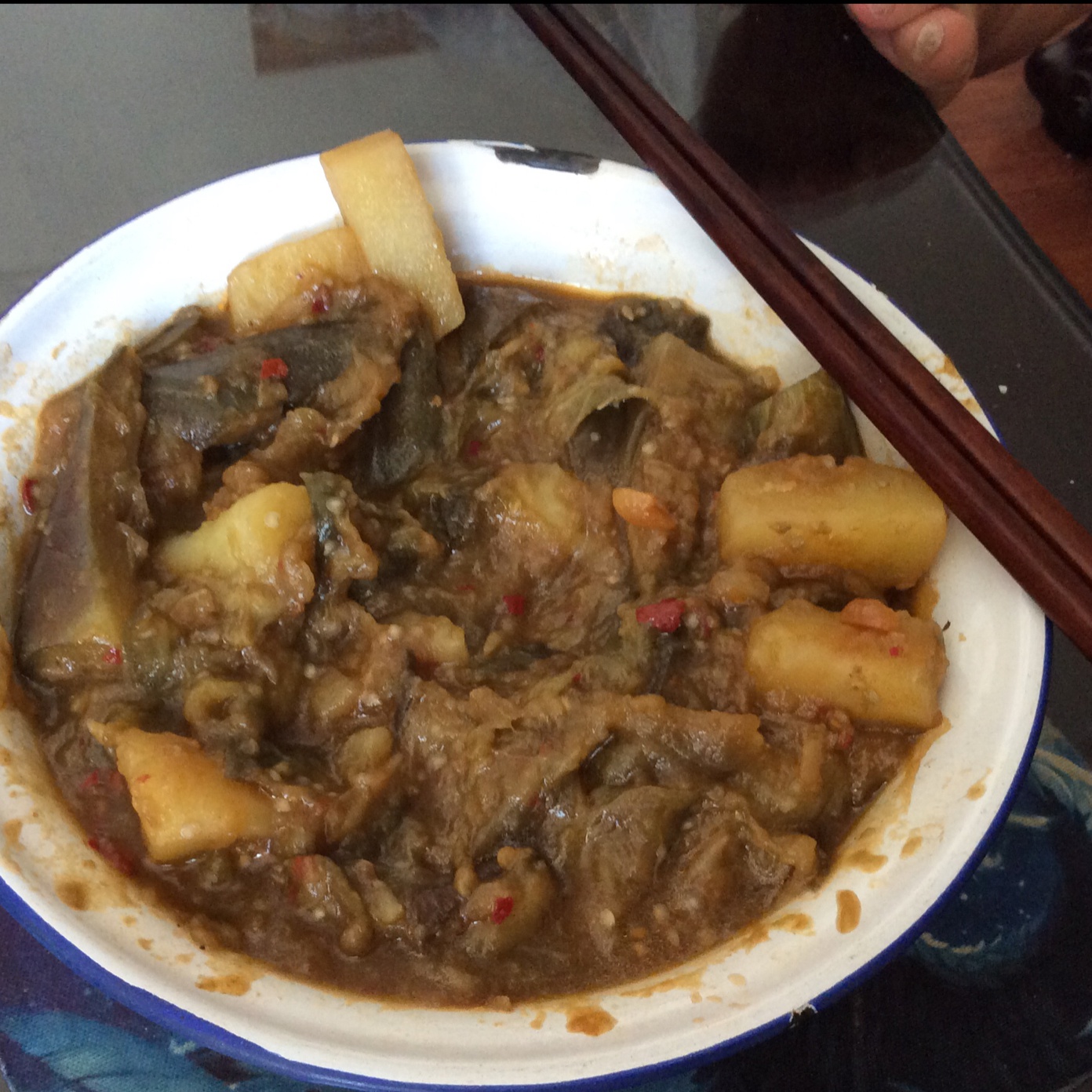 土豆炖茄子