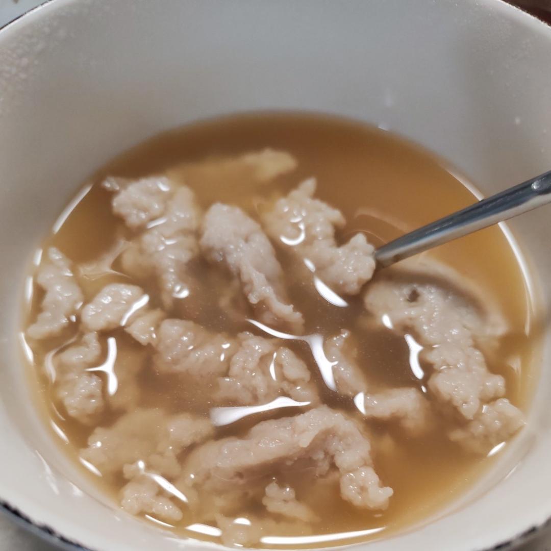 温州瘦肉丸，自制无添加剂快手做的猪肉羹