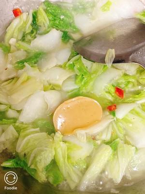 清淡的大白菜炖豆腐的做法 步骤15