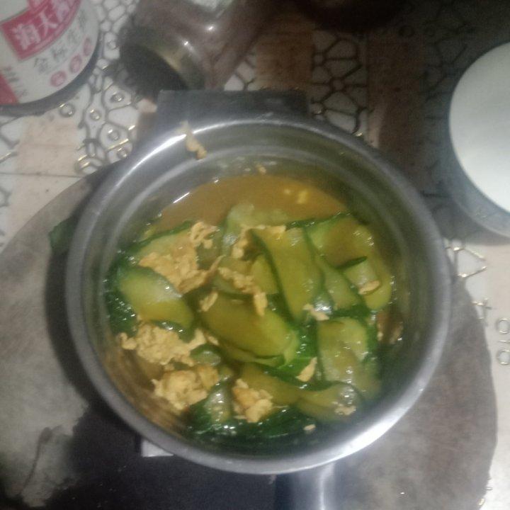 黄瓜炒鸡蛋 （青瓜炒鸡蛋）