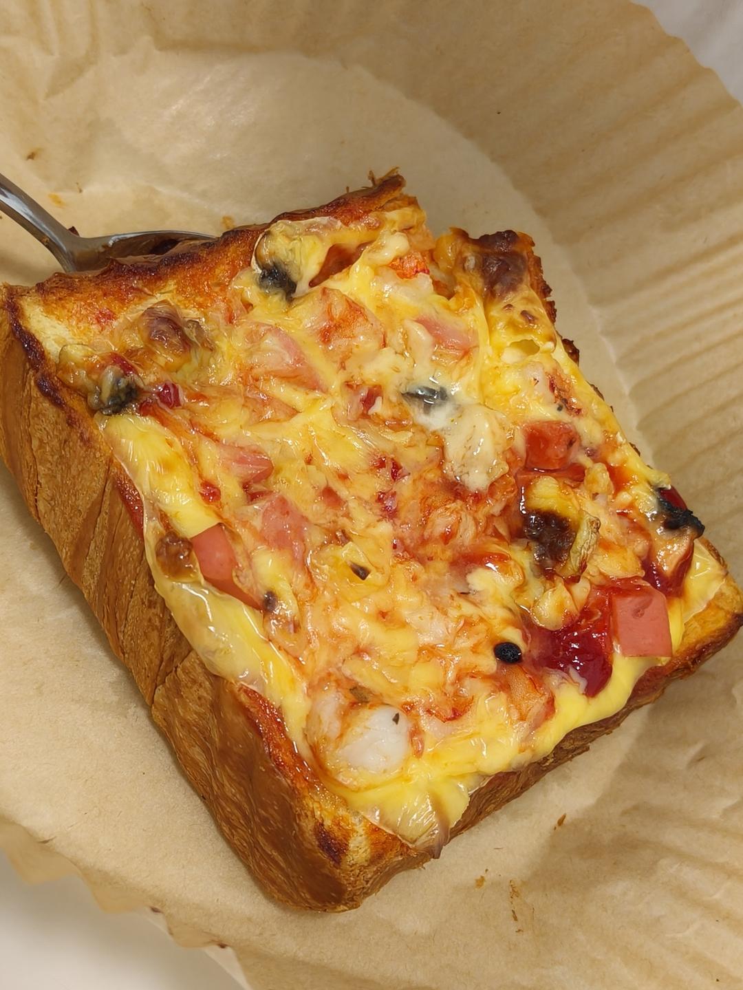 超简易早餐披萨空气炸锅版