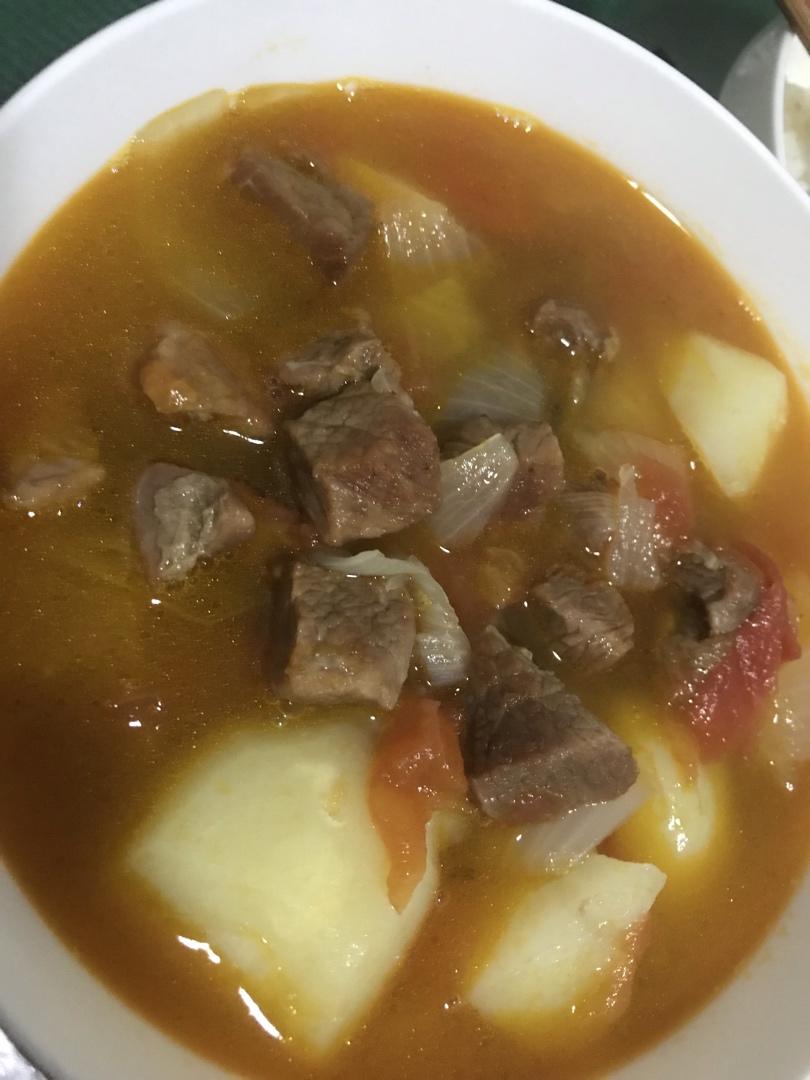 番茄土豆炖牛腩