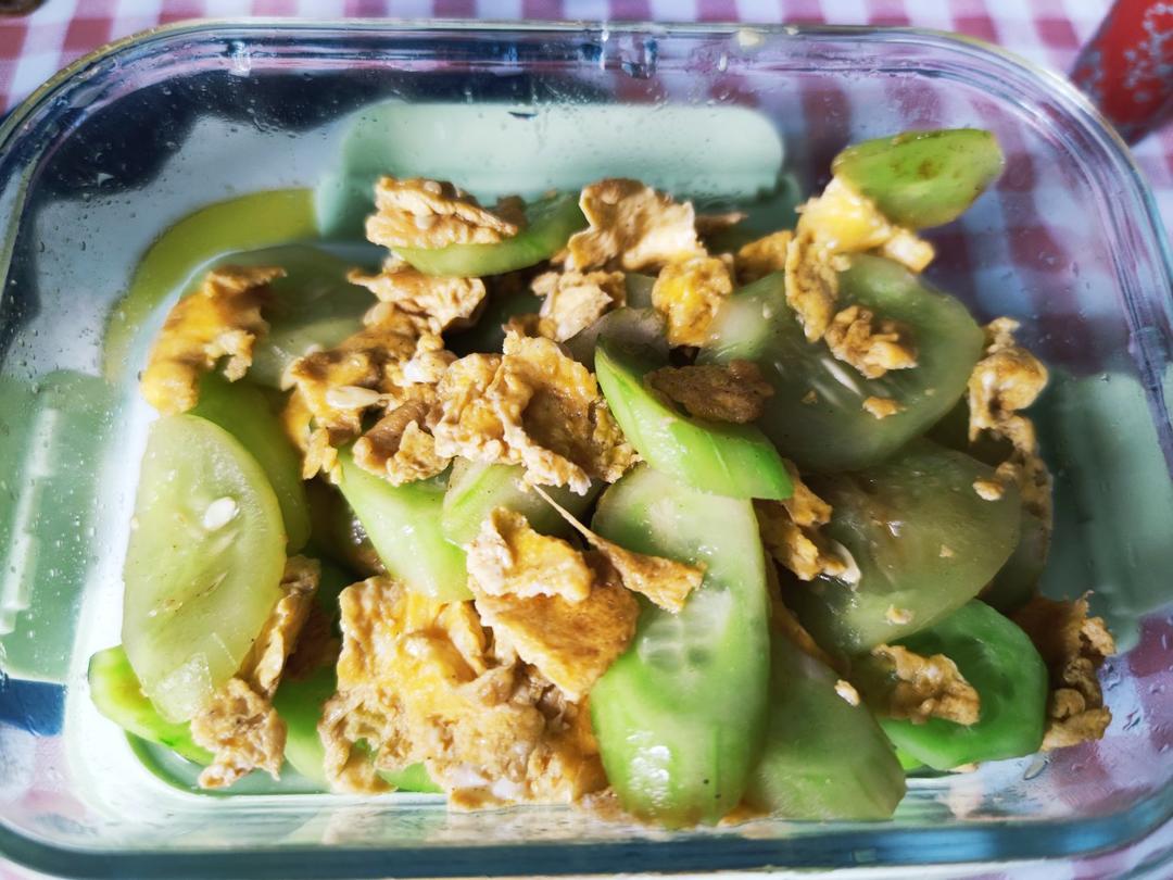 低脂低卡❗️好吃不胖的黄瓜炒鸡蛋