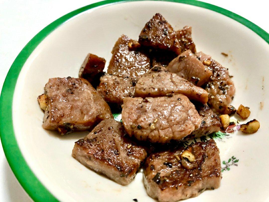 黑蒜子牛肉粒