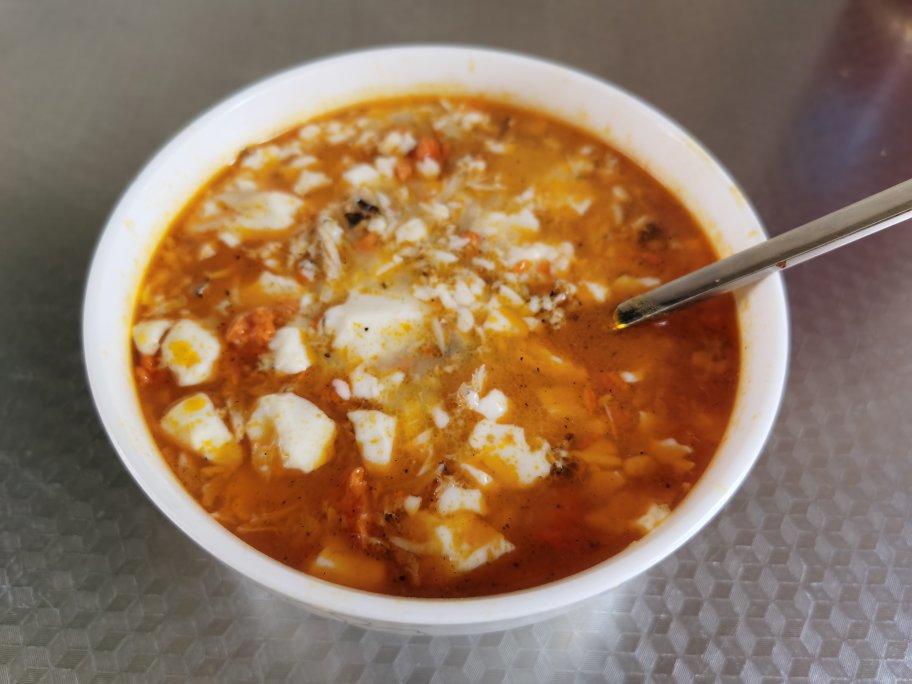 现拆蟹黄豆腐