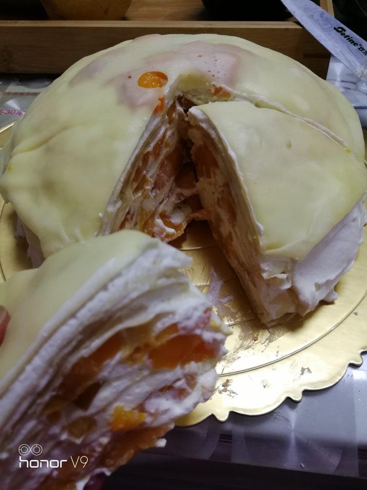 六寸芒果千层蛋糕