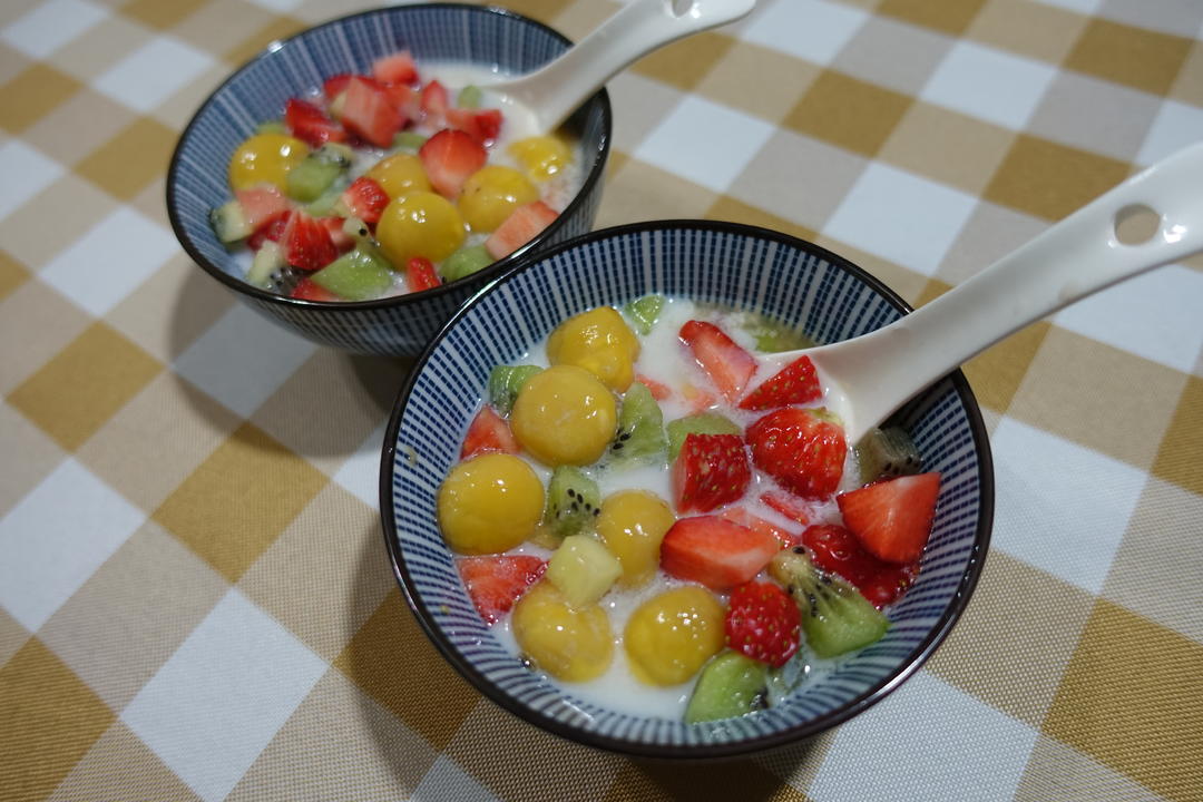 堂妈教你做水果小汤圆