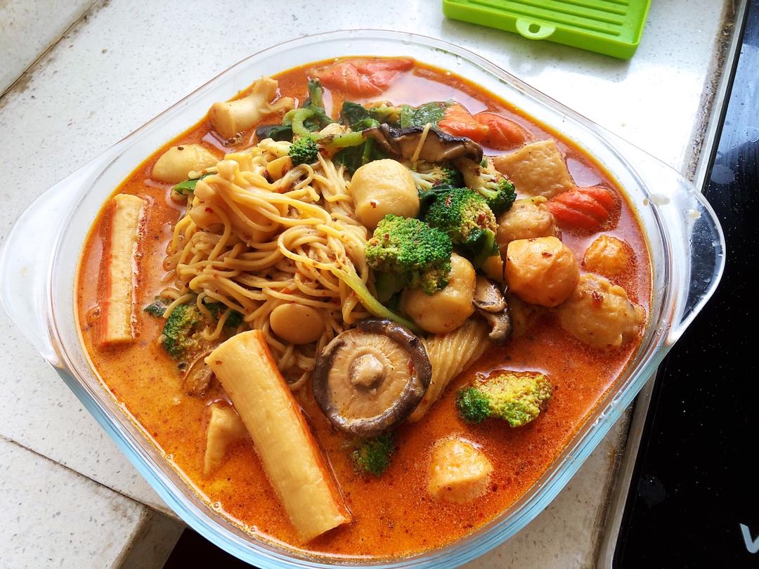 自制牛奶麻辣烫