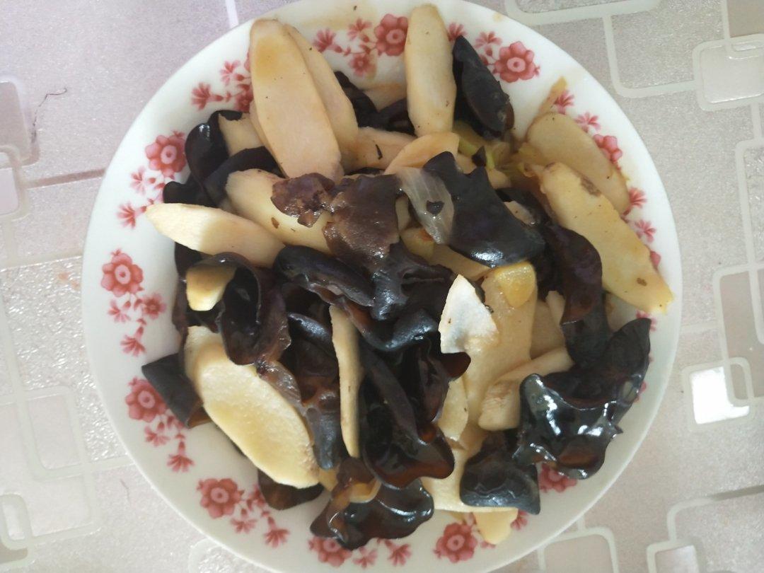 木耳炒山药