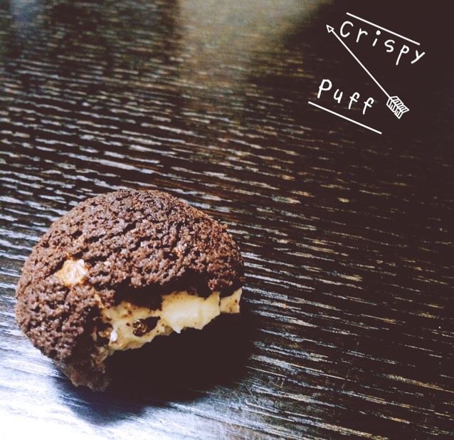 巧克力酥皮泡芙