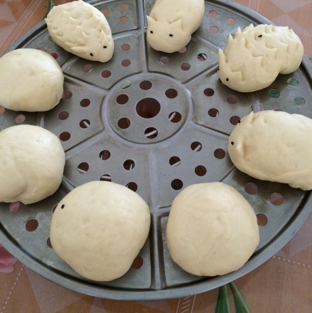 自制无油奶黄包