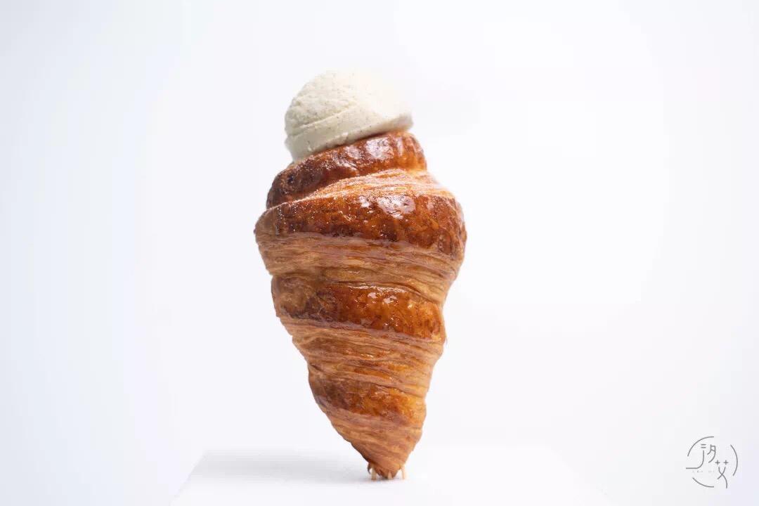 可颂的一百种吃法—香草冰淇淋可颂{赠冰淇淋90制作秘方}97的做法