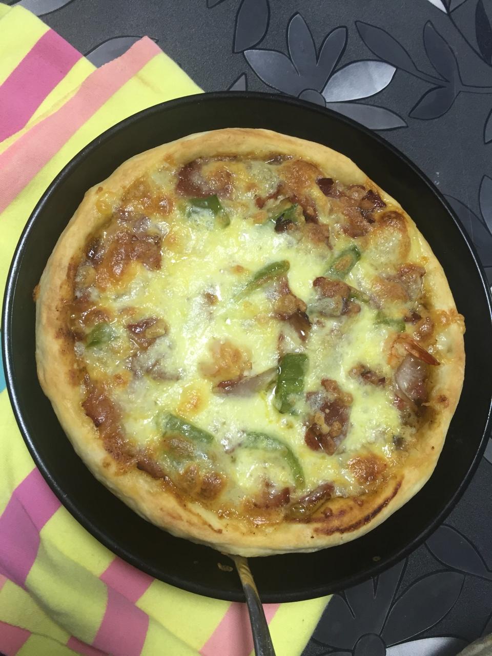 培根火腿披萨