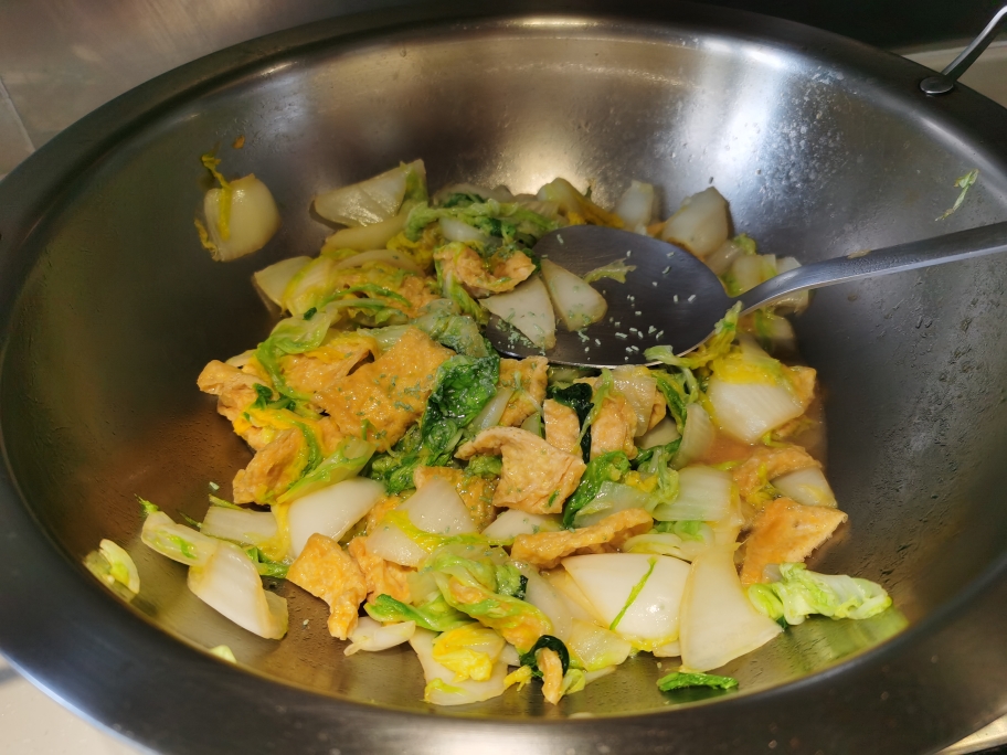 素食主义—杭白菜豆腐的做法