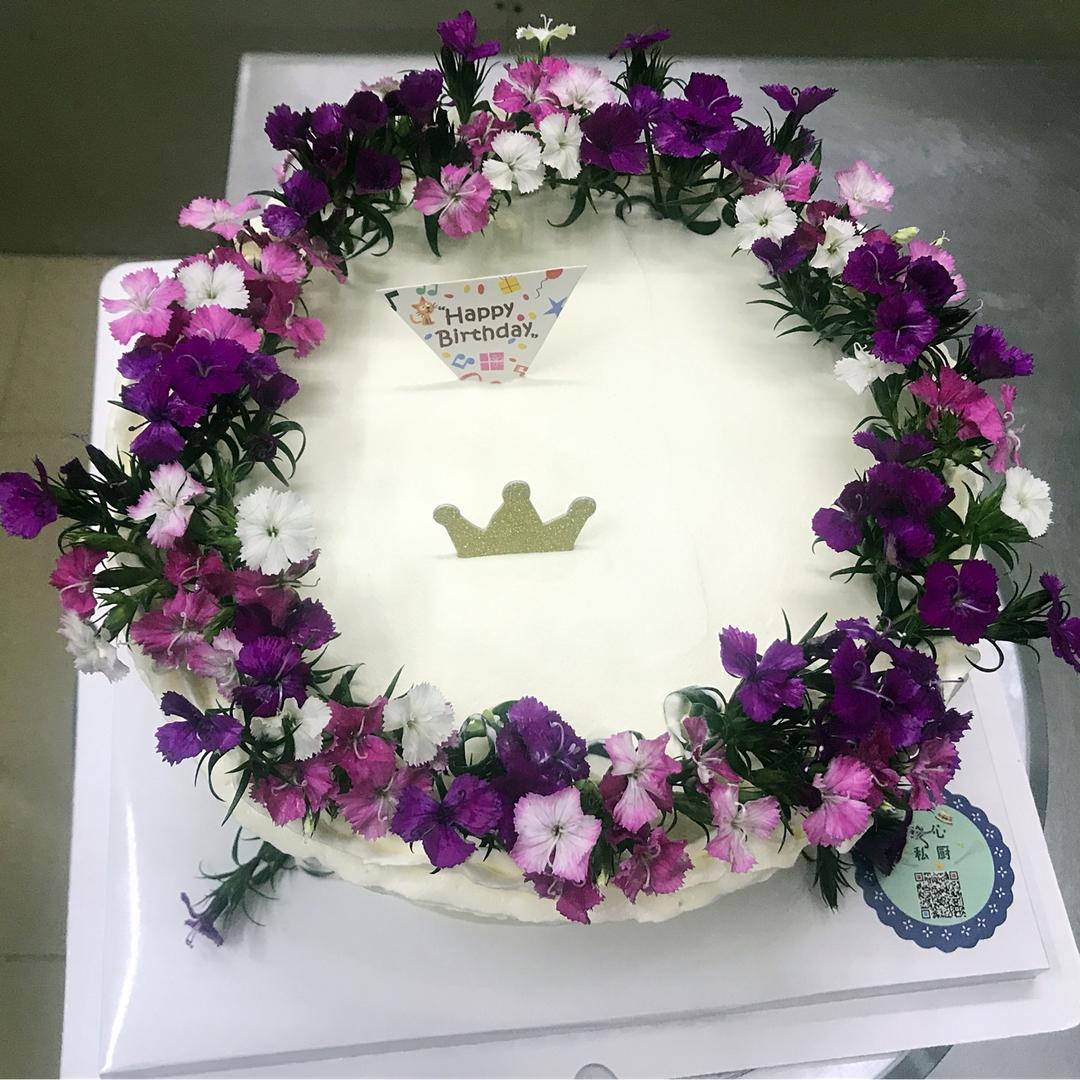 鲜花蛋糕