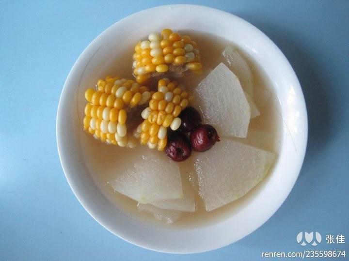 冬瓜玉米汤的做法