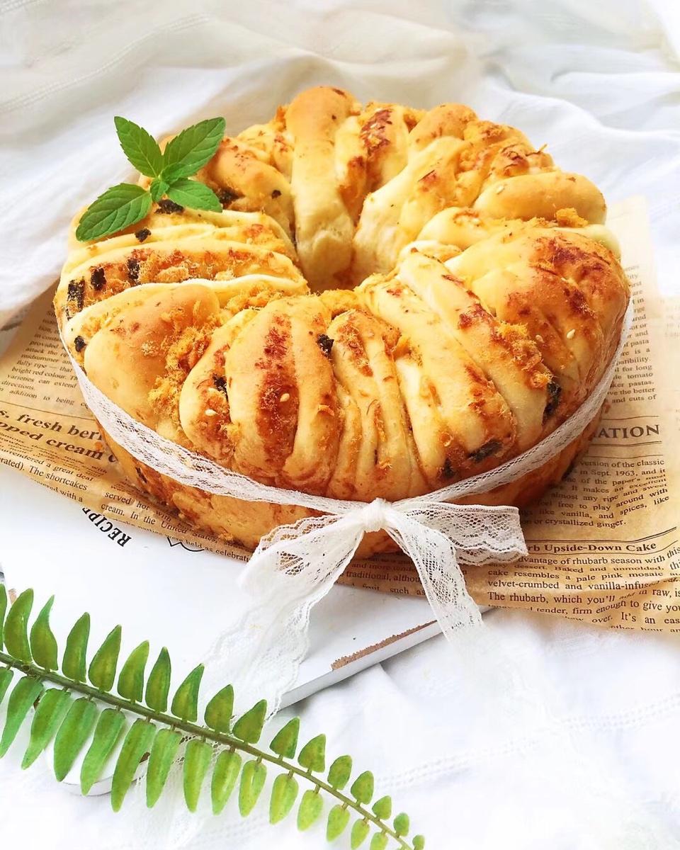 手撕肉松面包（手残党的福音）