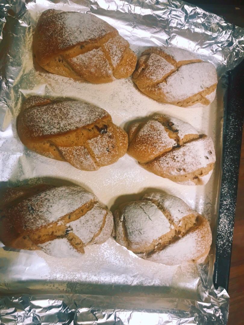 全麦牛奶蜜豆软欧