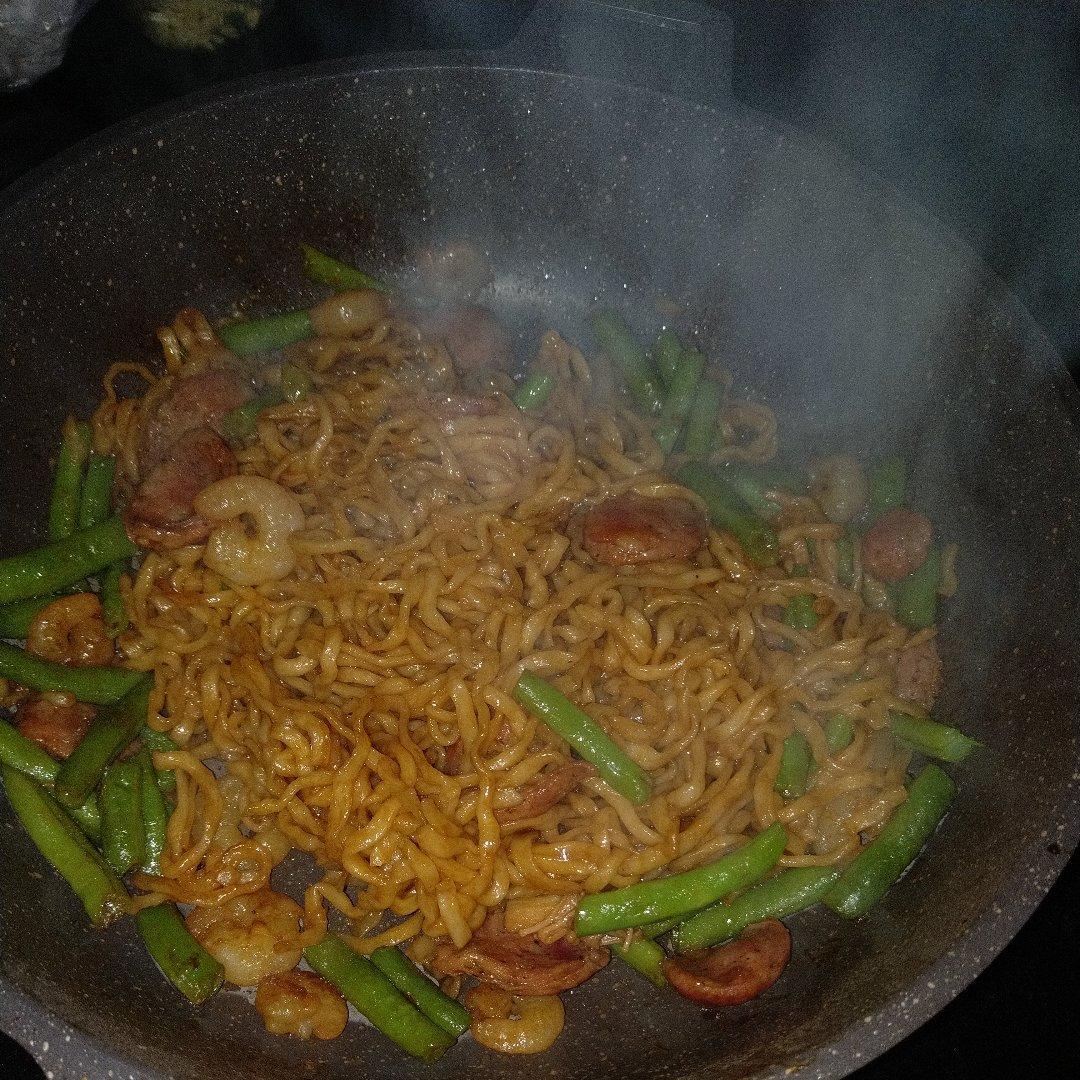 豆角焖个面