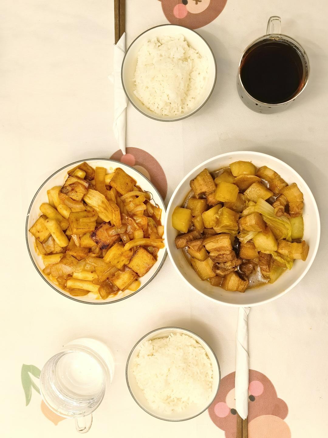 红烧肉炖土豆（丝毫不腻）