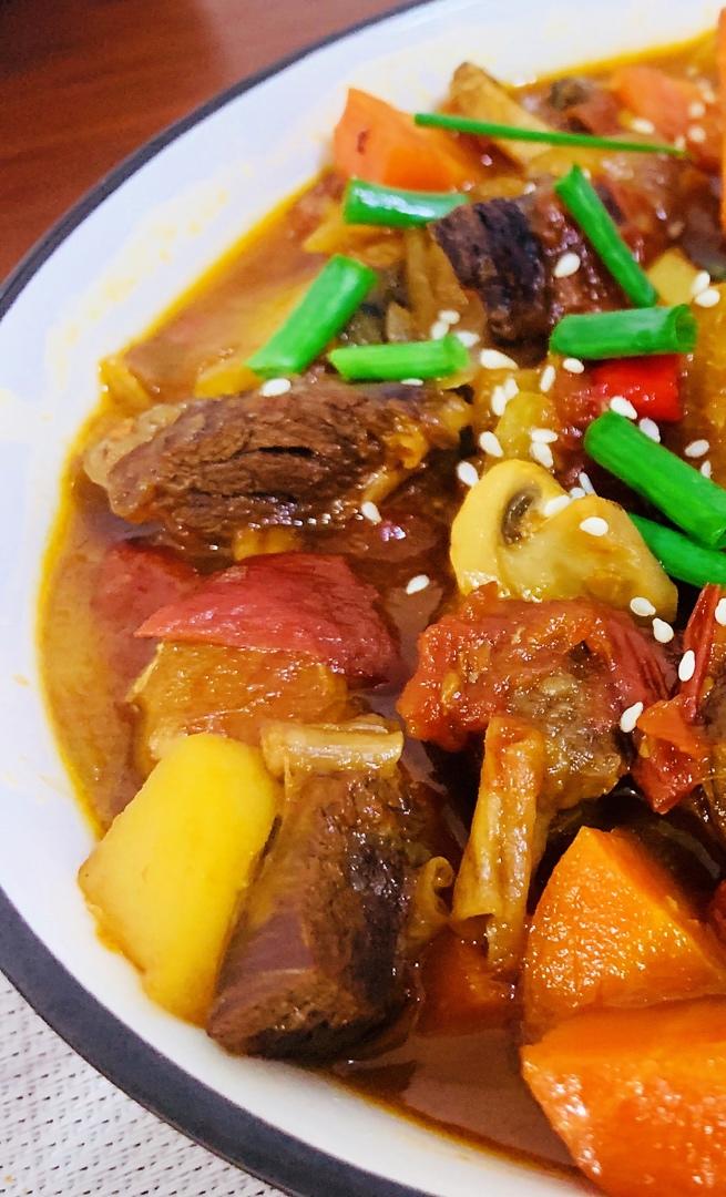 番茄土豆炖牛腩