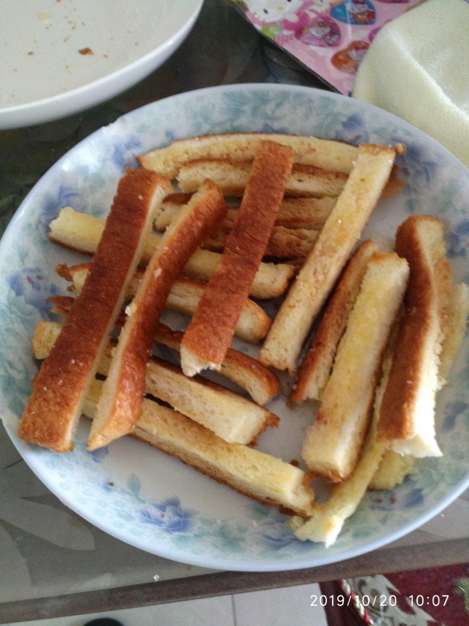 微波炉黄油面包干