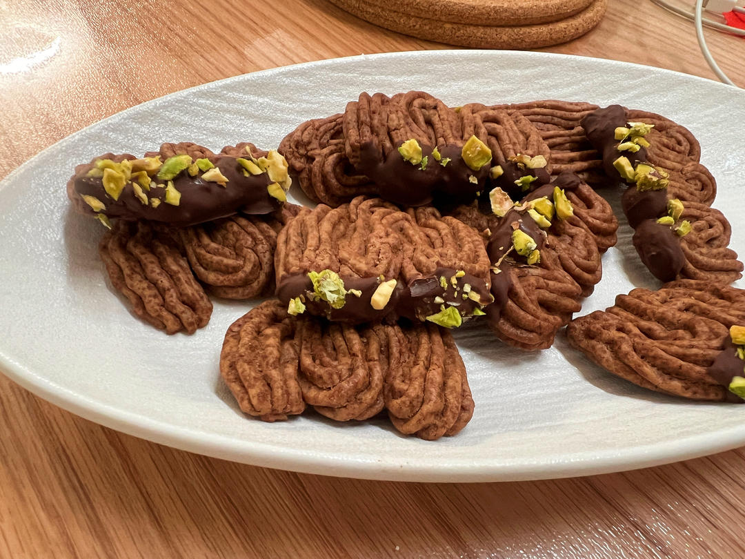 超酥巧克力维也纳曲奇/香酥掉渣/新年曲奇饼干