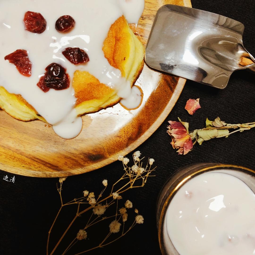 不用烤箱 15分钟无油低糖的舒芙蕾蛋糕松饼 🥞 蓬松绵软
