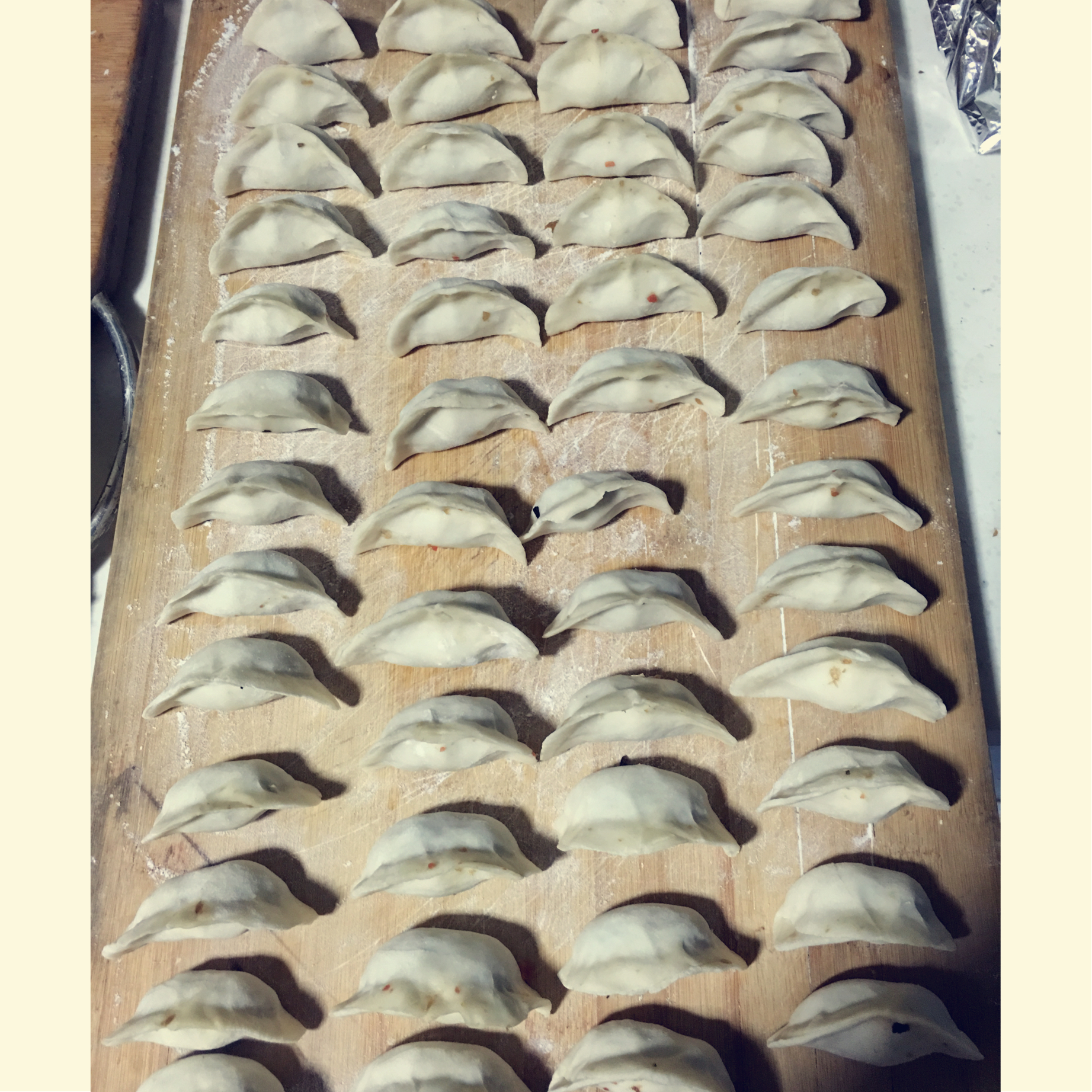 牛肉胡萝卜馅儿饺子