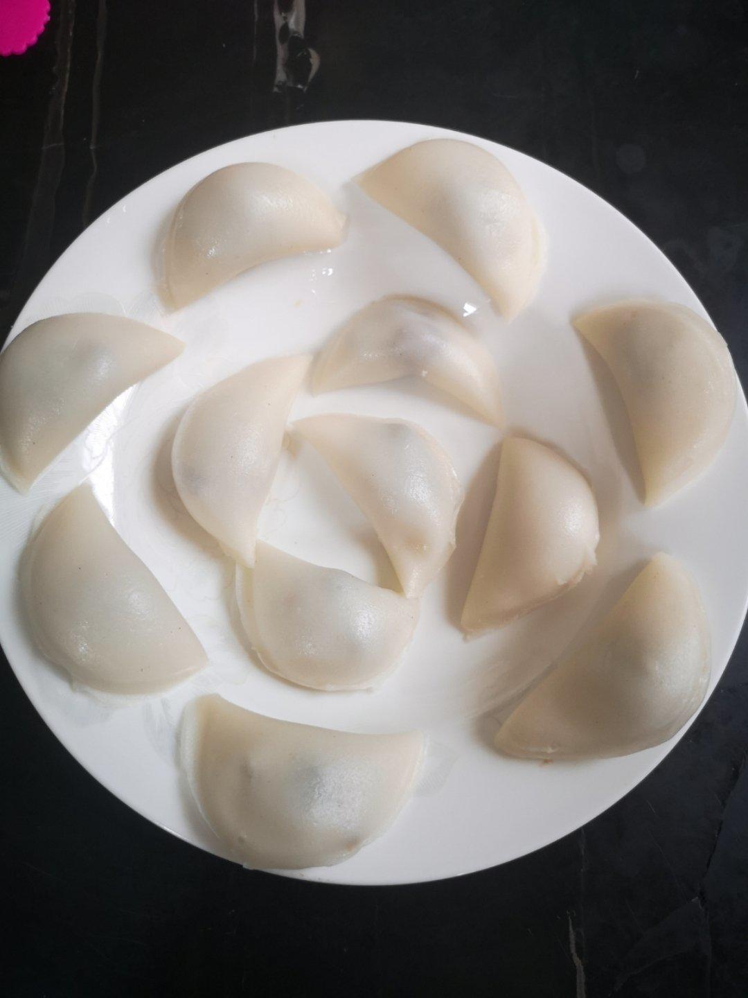玉霞9003s3pz做的朝鲜族风味小食月亮糕饺