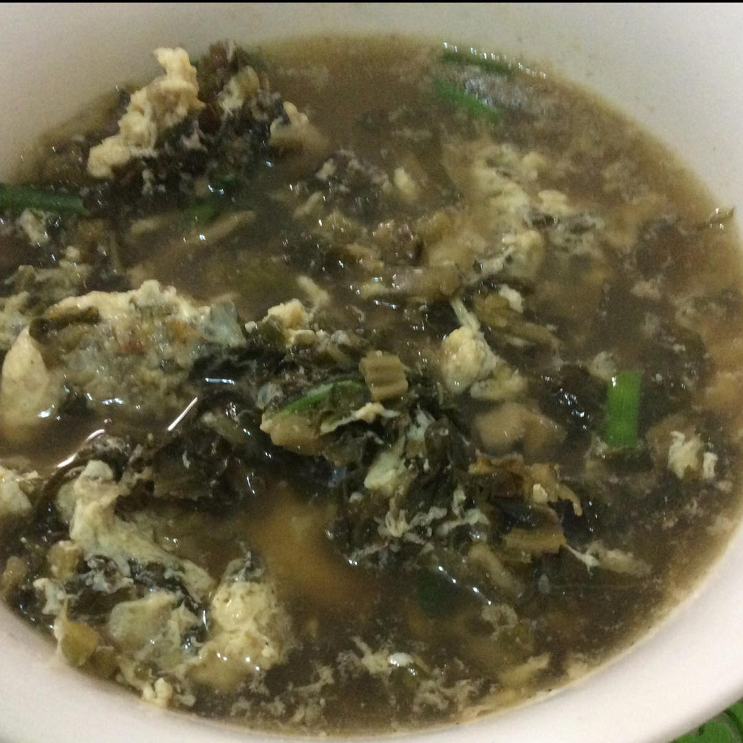 酸菜鸡蛋汤