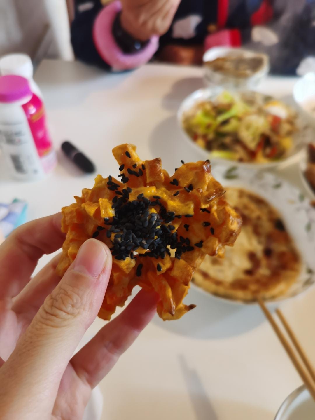 减脂集美ZUI爱低卡饱腹烤红薯饼