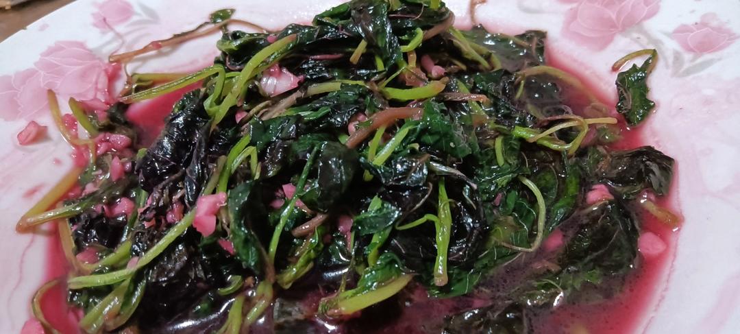 清炒红苋菜（简单菜也有窍门，一看就明白）