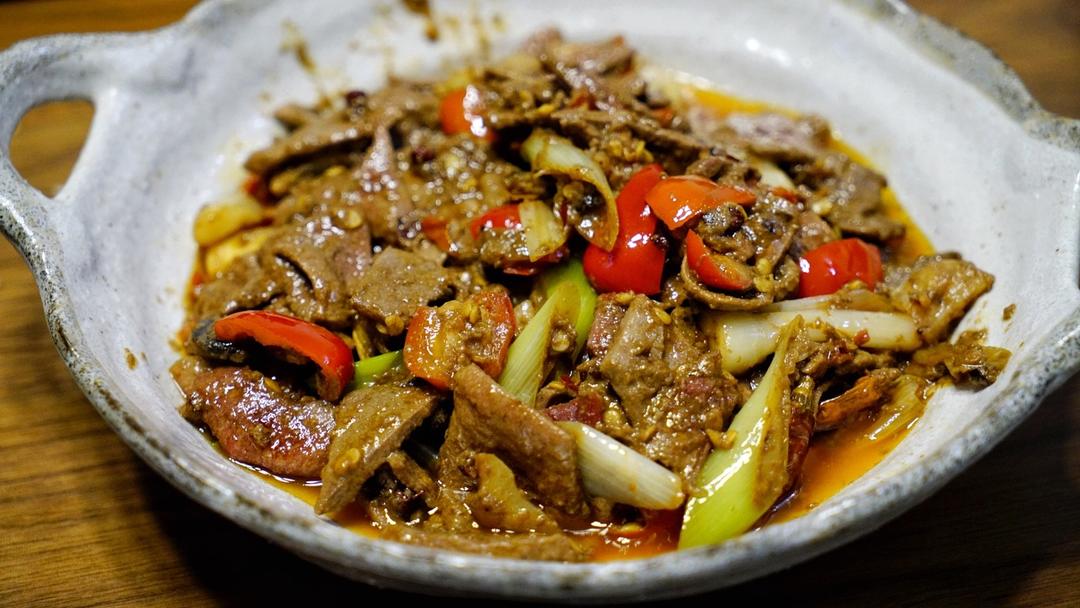 爆炒猪肝的做法