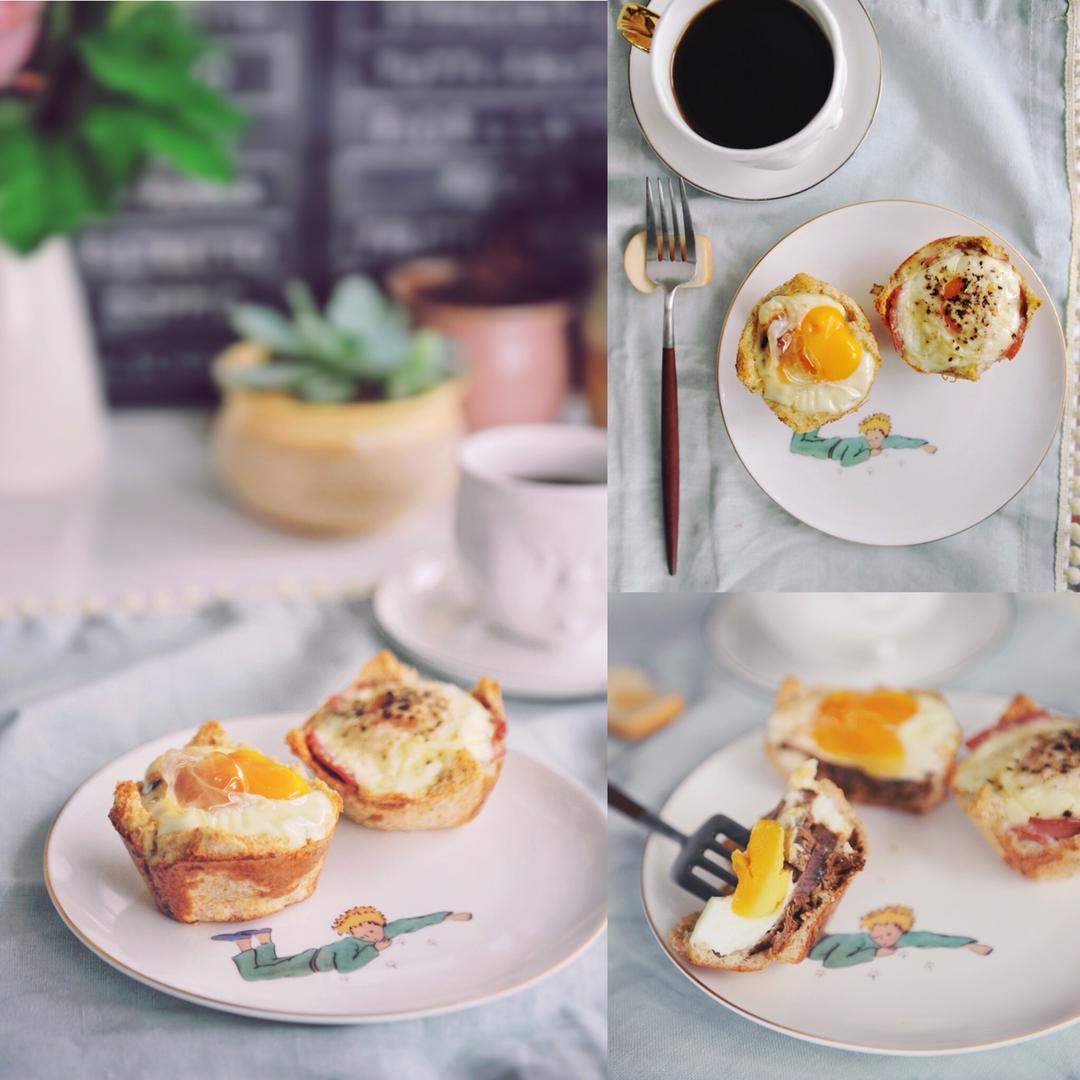 【Rachel khoo】热三明治马芬（Croque Madame Muffins）