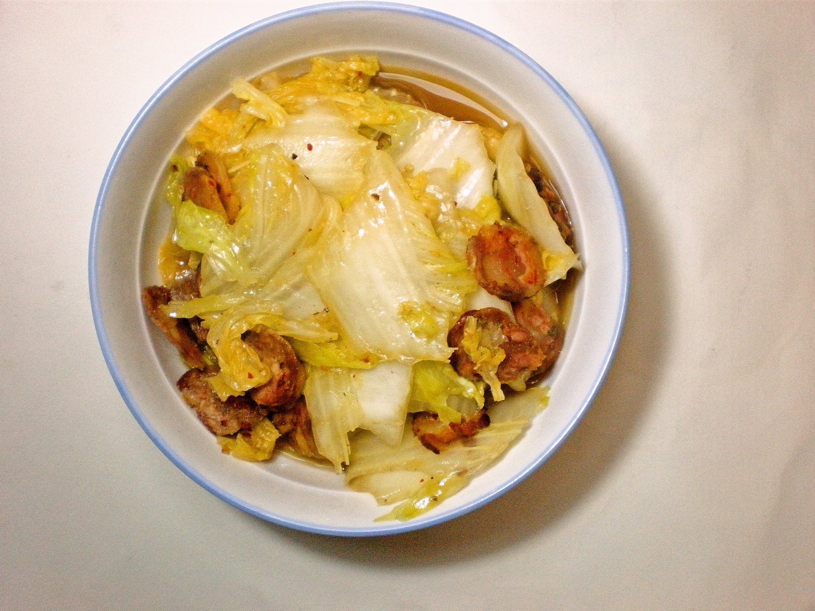家乡腊肠炒各种菜