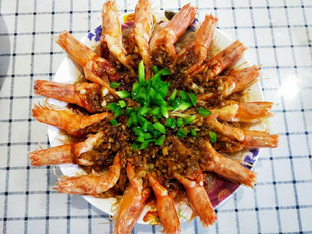 蒜蓉粉丝蒸虾