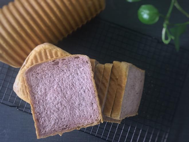 紫薯奶香吐司（一次发酵玉米油版）的做法