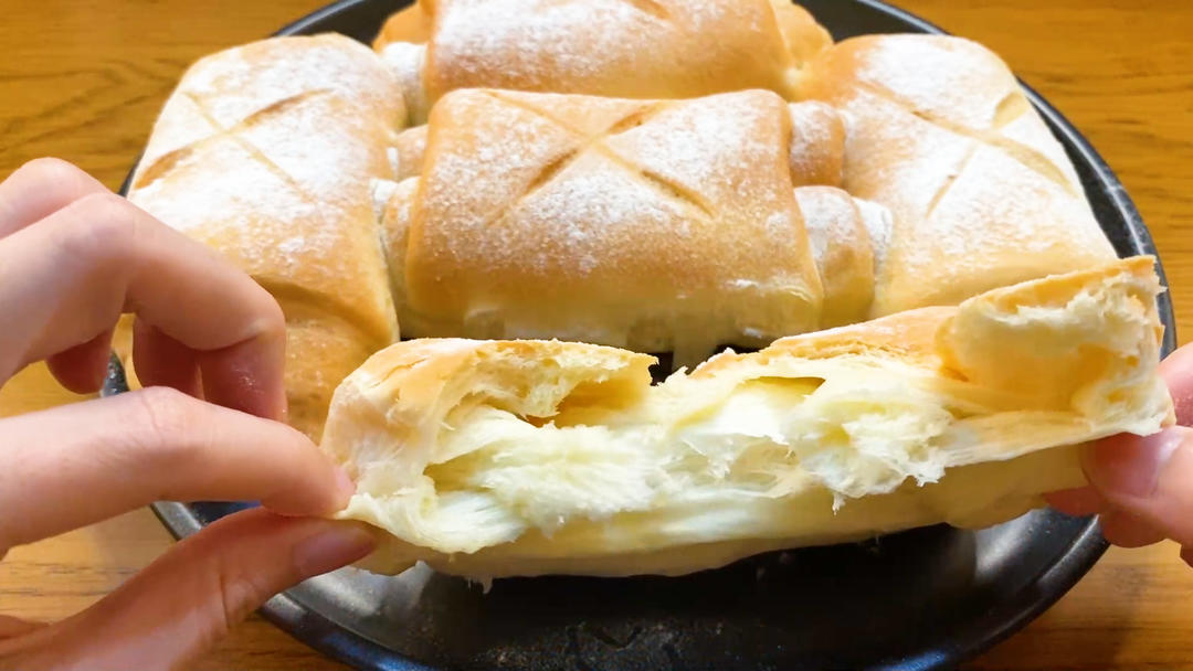 纯奶手撕吐司的做法 步骤1