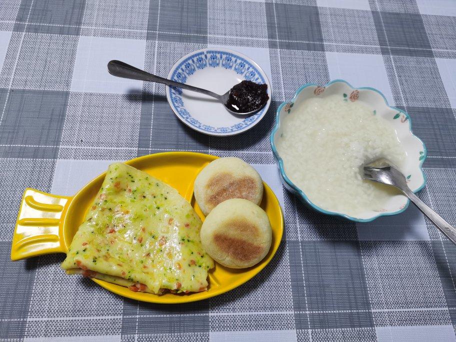 简单快手蔬菜鸡蛋煎饼