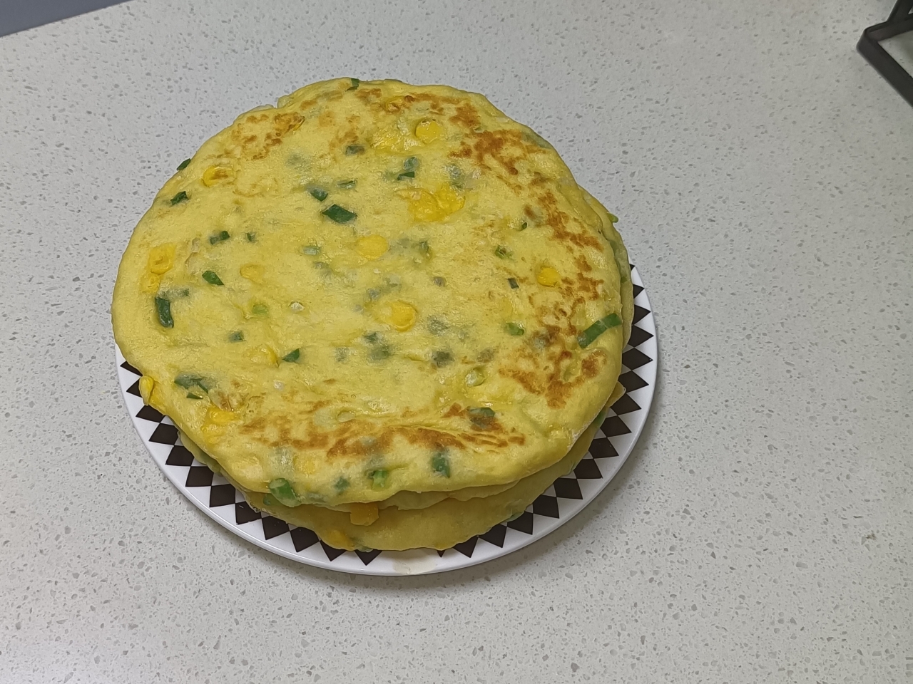 鸡蛋葱油饼