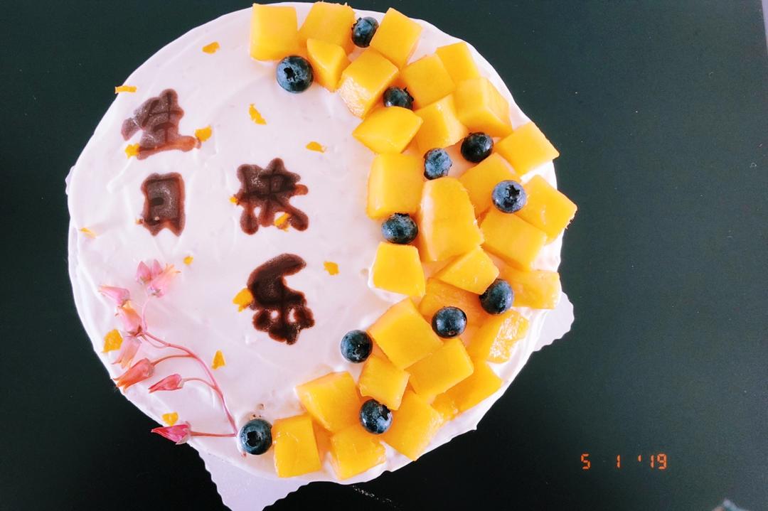 【芒果裸蛋糕】北鼎烤箱食谱