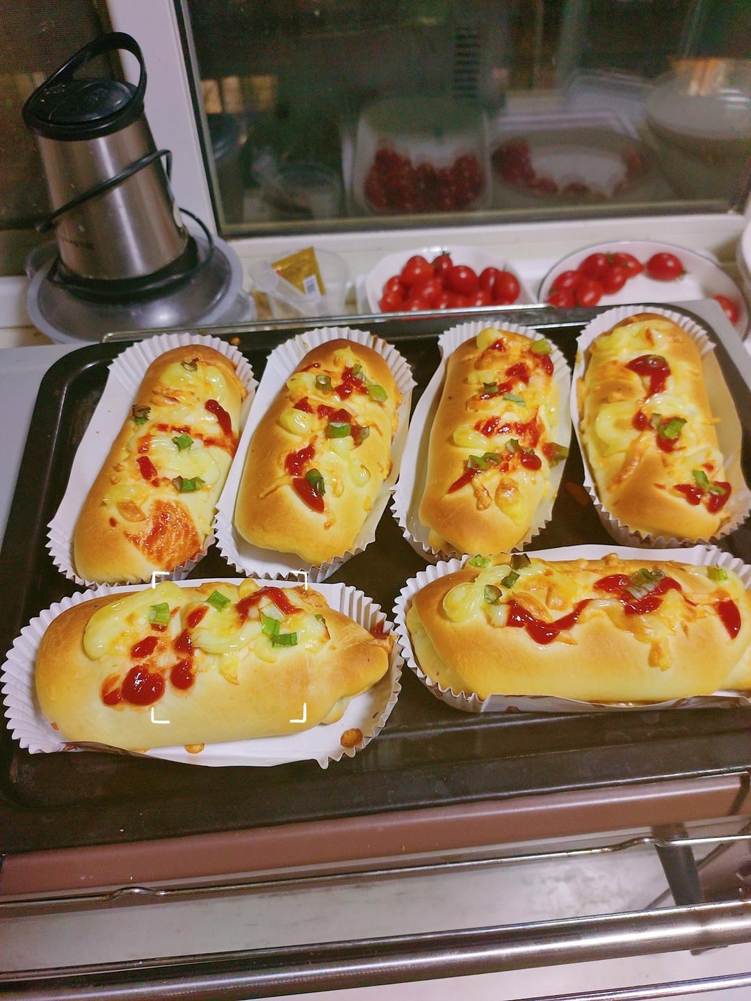葱香火腿小面包
