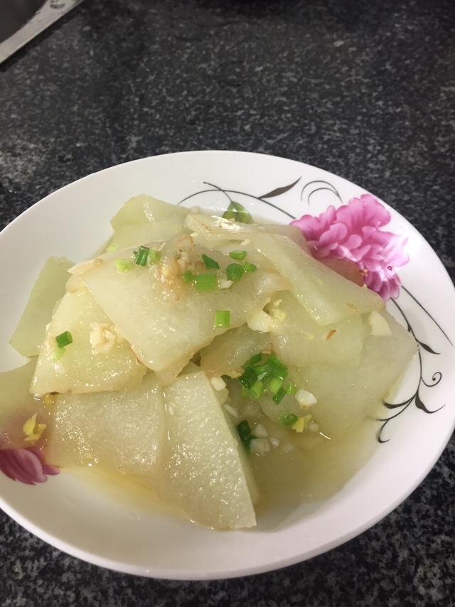 清油冬瓜片的做法