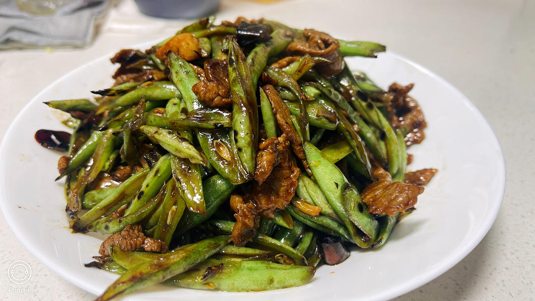 豆角炒牛肉