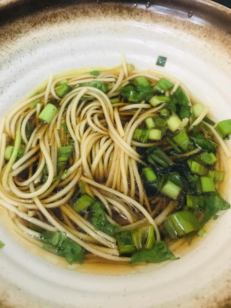 快手早餐-酱汤面，汤都喝光