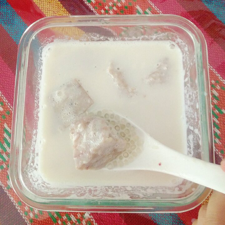 椰奶芋泥西米露