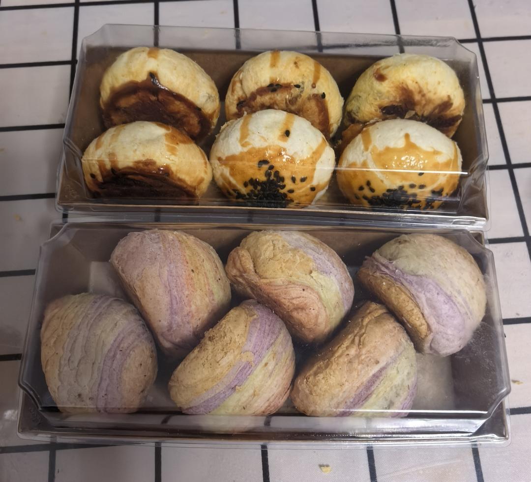 自用方螺旋红豆酥