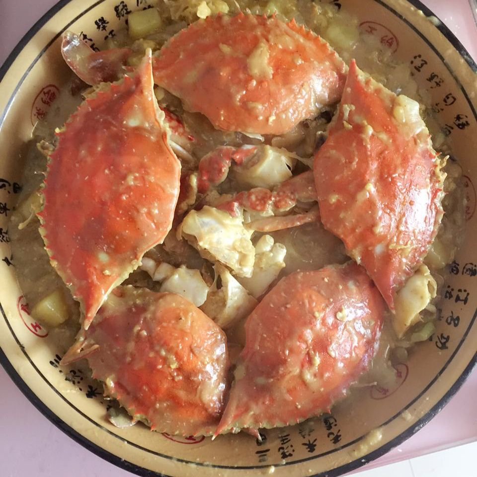 私家椰浆咖喱蟹 -秋冬螃蟹肥
